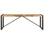 Mesa de comedor de madera maciza de mango 220x100x75 cm de , Mesas de cocina y de comedor - Ref: Foro24-247408, Precio: 293,1...