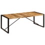Mesa de comedor de madera maciza de mango 220x100x75 cm de , Mesas de cocina y de comedor - Ref: Foro24-247408, Precio: 293,1...