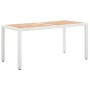 Juego de comedor de jardín 7 piezas ratán sintético blanco de , Conjuntos de jardín - Ref: Foro24-45997, Precio: 824,86 €, De...