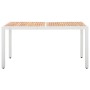 Juego de comedor de jardín 7 piezas ratán sintético blanco de , Conjuntos de jardín - Ref: Foro24-45997, Precio: 824,86 €, De...