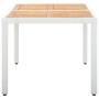 Juego de comedor de jardín 7 piezas ratán sintético blanco de , Conjuntos de jardín - Ref: Foro24-45997, Precio: 824,86 €, De...