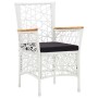Juego de comedor de jardín 7 piezas ratán sintético blanco de , Conjuntos de jardín - Ref: Foro24-45997, Precio: 824,86 €, De...