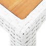 Juego de comedor de jardín 7 piezas ratán sintético blanco de , Conjuntos de jardín - Ref: Foro24-45997, Precio: 824,86 €, De...