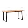 Set comedor jardín 7 pzas ratán sintético y madera acacia gris de , Conjuntos de jardín - Ref: Foro24-46007, Precio: 533,62 €...