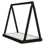 Estructura de cama para niños madera de pino negro 70x140 cm de , Cunas y camas para niños - Ref: Foro24-834527, Precio: 101,...