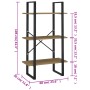 Estantería de almacenaje madera maciza de pino 60x30x105 cm de , Librerías y estanterías - Ref: Foro24-806515, Precio: 62,73 ...