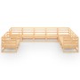 Juego de muebles de jardín 10 piezas madera maciza de pino de , Conjuntos de jardín - Ref: Foro24-3075924, Precio: 608,33 €, ...