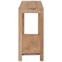 Mesa consola de madera maciza de teca 120x35x75 cm de , Mesas auxiliares - Ref: Foro24-282850, Precio: 277,02 €, Descuento: %