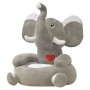 Silla de peluche para niños elefante gris de , Sillas y tronas para niños - Ref: Foro24-80159, Precio: 61,19 €, Descuento: %