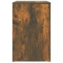 Mueble zapatero madera contrachapada roble ahumado 130x35x54 cm de , Zapateros y organizadores de calzado - Ref: Foro24-81674...