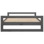 Cama para perros madera maciza de pino gris 105,5x75,5x28 cm de , Camas para perros - Ref: Foro24-821489, Precio: 91,02 €, De...