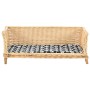 Cesta para perros con cojín sauce natural 90x54x35 cm de , Camas para perros - Ref: Foro24-170775, Precio: 128,72 €, Descuent...