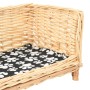 Cesta para perros con cojín sauce natural 90x54x35 cm de , Camas para perros - Ref: Foro24-170775, Precio: 128,72 €, Descuent...