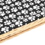 Cesta para perros con cojín sauce natural 90x54x35 cm de , Camas para perros - Ref: Foro24-170775, Precio: 128,72 €, Descuent...