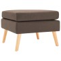 Reposapiés de tela marrón de , Otomanas - Ref: Foro24-288735, Precio: 73,89 €, Descuento: %