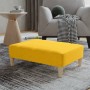 Reposapiés de tela amarillo 78x56x32 cm de , Otomanas - Ref: Foro24-337807, Precio: 81,63 €, Descuento: %