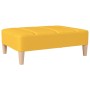 Reposapiés de tela amarillo 78x56x32 cm de , Otomanas - Ref: Foro24-337807, Precio: 81,63 €, Descuento: %
