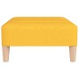 Reposapiés de tela amarillo 78x56x32 cm de , Otomanas - Ref: Foro24-337807, Precio: 81,63 €, Descuento: %