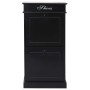 Mueble zapatero de madera de Paulownia negro 50x28x98 cm de , Zapateros y organizadores de calzado - Ref: Foro24-284092, Prec...