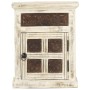 Mesita de noche de madera maciza de mango blanco 40x30x50 cm de , Mesitas de noche - Ref: Foro24-285896, Precio: 109,38 €, De...