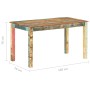 Mesa de comedor de madera maciza reciclada 140x70x76 cm de , Mesas de cocina y de comedor - Ref: Foro24-285930, Precio: 207,7...