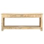 Mesa de centro pintada a mano madera maciza mango 110x50x45 cm de , Mesas de centro - Ref: Foro24-286146, Precio: 207,32 €, D...