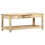 Mesa de centro pintada a mano madera maciza mango 110x50x45 cm de , Mesas de centro - Ref: Foro24-286146, Precio: 207,32 €, D...
