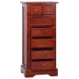 Cajonera clásica madera de caoba maciza marrón 45x35x100 cm de , Cajoneras - Ref: Foro24-288865, Precio: 218,26 €, Descuento: %