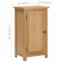 Aparador de madera de roble maciza 45x32x85 cm de , Aparadores - Ref: Foro24-289198, Precio: 165,10 €, Descuento: %