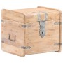 Baúl de madera maciza de acacia 40x40x40 cm de , Baúles de almacenamiento - Ref: Foro24-289648, Precio: 128,42 €, Descuento: %