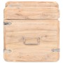 Baúl de madera maciza de acacia 40x40x40 cm de , Baúles de almacenamiento - Ref: Foro24-289648, Precio: 128,42 €, Descuento: %