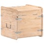 Baúl de madera maciza de acacia 40x40x40 cm de , Baúles de almacenamiento - Ref: Foro24-289648, Precio: 128,42 €, Descuento: %