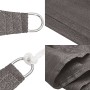 Toldo de vela antracita HDPE 160 g/m² 6x6x6 m de , Sombrillas - Ref: Foro24-311102, Precio: 39,25 €, Descuento: %