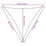 Toldo de vela antracita HDPE 160 g/m² 6x6x6 m de , Sombrillas - Ref: Foro24-311102, Precio: 39,25 €, Descuento: %