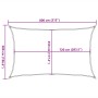 Toldo de vela HDPE verde claro 160 g/m² 5x8 m de , Sombrillas - Ref: Foro24-311303, Precio: 78,23 €, Descuento: %