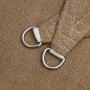 Toldo de vela HDPE gris taupe 160 g/m² 6x6x6 m de , Sombrillas - Ref: Foro24-311432, Precio: 43,44 €, Descuento: %