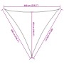 Toldo de vela HDPE gris taupe 160 g/m² 6x6x6 m de , Sombrillas - Ref: Foro24-311432, Precio: 43,44 €, Descuento: %