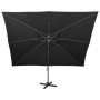 Sombrilla jardín voladiza con cubierta doble negro 400x300 cm de , Sombrillas - Ref: Foro24-312377, Precio: 316,38 €, Descuen...