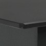 Mesa de comedor para jardín acero y vidrio negro 190x90x74 cm de , Mesas de jardín - Ref: Foro24-313111, Precio: 221,30 €, De...