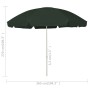 Sombrilla de playa verde 300 cm de , Sombrillas - Ref: Foro24-314709, Precio: 40,38 €, Descuento: %