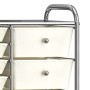 Carrito de almacenaje portátil XXL 15 cajones plástico blanco de , Carretillas de carga - Ref: Foro24-320408, Precio: 131,32 ...