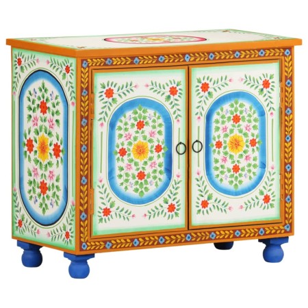 Aparador de madera maciza de mango pintado a mano 70x35x60 cm de , Aparadores - Ref: Foro24-321665, Precio: 193,99 €, Descuen...