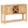 Aparador de madera de mango rugosa 120x30x76 cm de , Aparadores - Ref: Foro24-321788, Precio: 312,19 €, Descuento: %