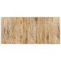 Mesa de comedor madera de mango rugosa 200x90x76 cm de , Mesas de cocina y de comedor - Ref: Foro24-323572, Precio: 414,72 €,...