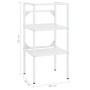 Estructura de lavabo de hierro blanco 40x38x31 cm de , Tocadores de baño - Ref: Foro24-338484, Precio: 59,88 €, Descuento: %