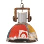 Lámpara colgante industrial redonda multicolor E27 25 W 30 cm de , Lámparas - Ref: Foro24-344396, Precio: 65,26 €, Descuento: %