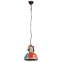 Lámpara colgante industrial redonda multicolor E27 25 W 30 cm de , Lámparas - Ref: Foro24-344396, Precio: 65,26 €, Descuento: %