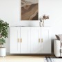 Armarios de pared 2 uds madera de ingeniería blanco de , Aparadores - Ref: Foro24-3197977, Precio: 144,96 €, Descuento: %