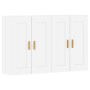 Armarios de pared 2 uds madera de ingeniería blanco de , Aparadores - Ref: Foro24-3197977, Precio: 144,96 €, Descuento: %