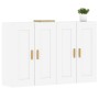 Armarios de pared 2 uds madera de ingeniería blanco de , Aparadores - Ref: Foro24-3197977, Precio: 144,96 €, Descuento: %